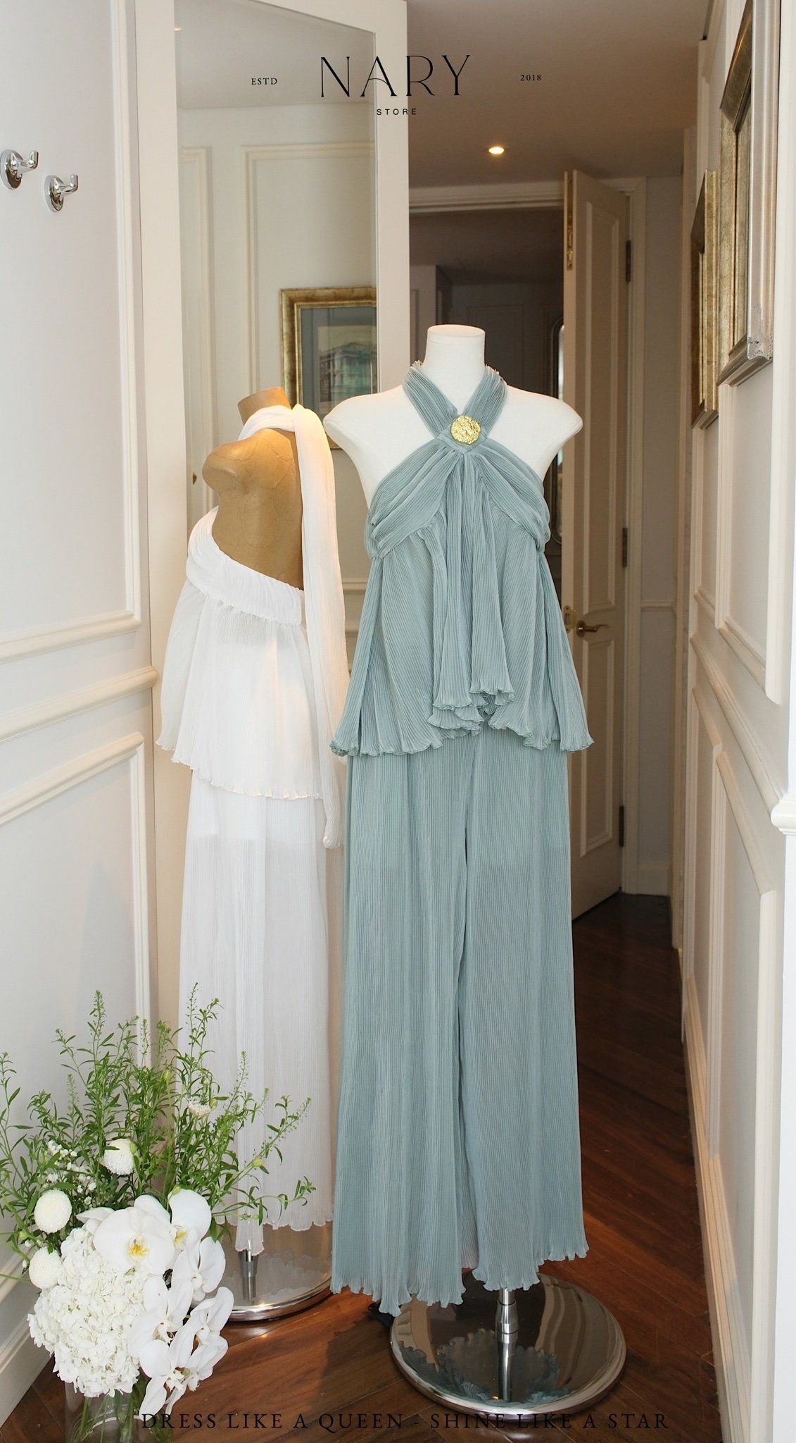 Set Yếm Dập Li Kèm Charm