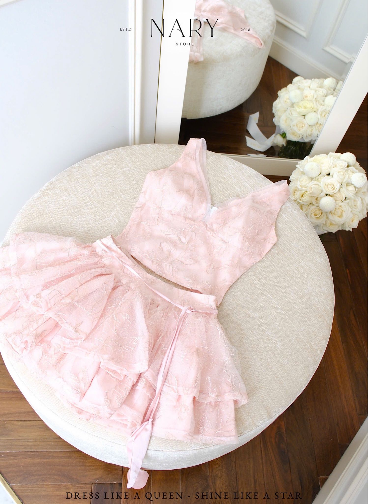 Set Họa Tiết Kèm Thắt Dây