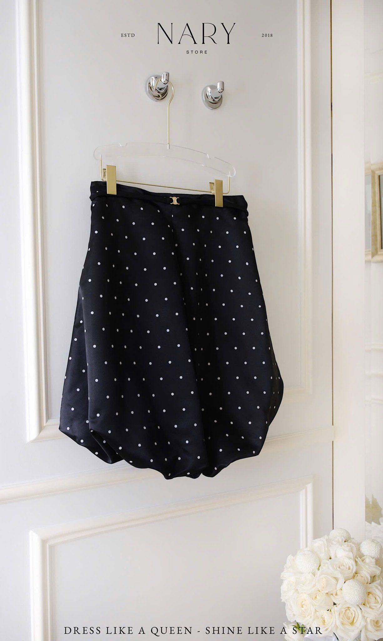 Đầm Babydoll Chấm Bi