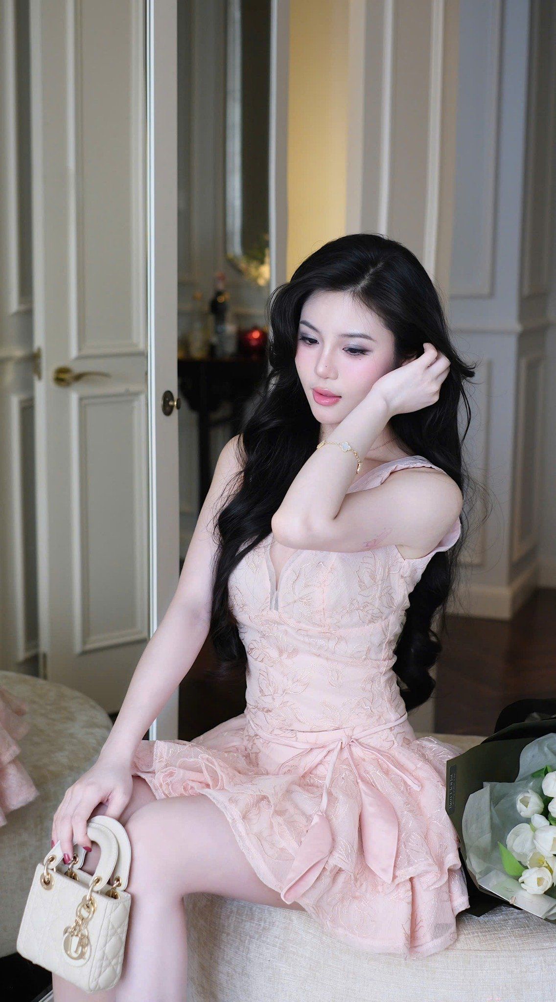 Set Họa Tiết Kèm Thắt Dây