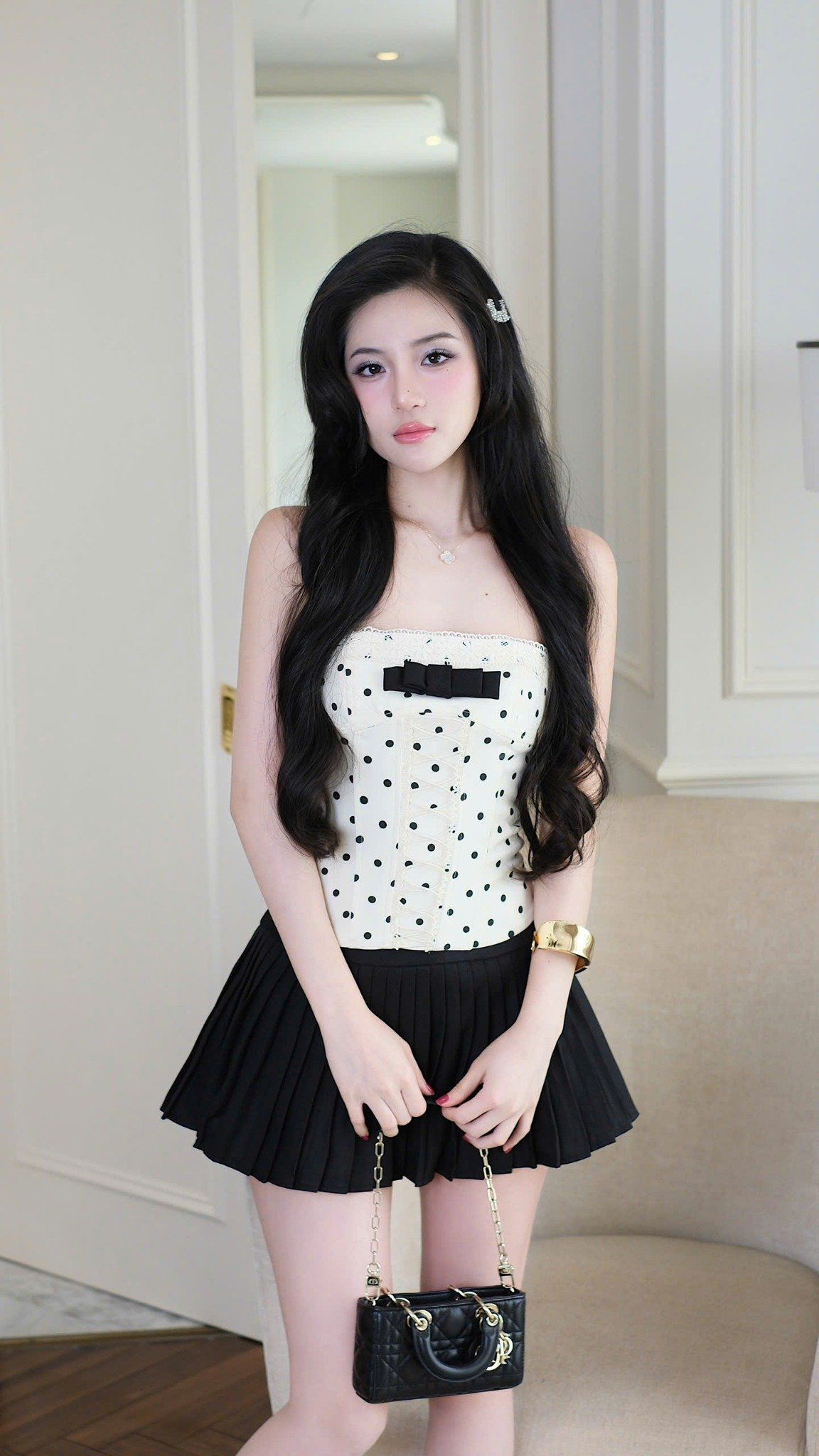 Set Cup Chấm Bi Đan Dây