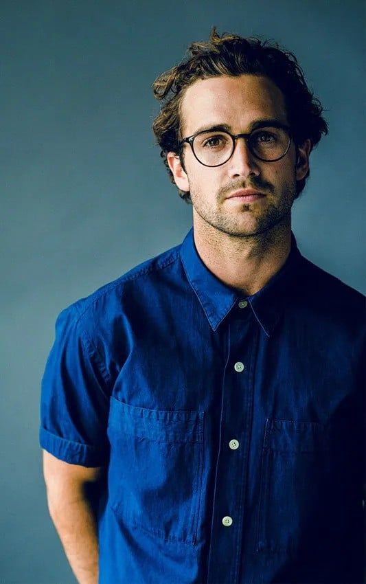 Garrett Leight Pacific Indigo eyeglasses