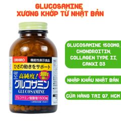 Orihiro Viên Uống Hỗ Trợ Xương Khớp Bổ Sung Glucosamine 1500mg - Nhật Bản