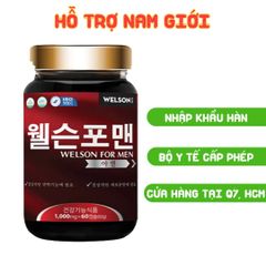 Welson For Men Hỗ Trợ Nam Giới - Chính Hãng Hàn Quốc