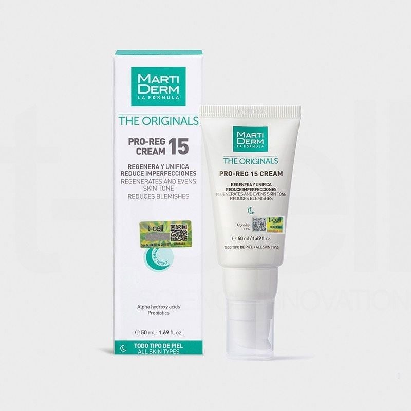 Kem dưỡng đêm tái tạo da chuyên sâu 15% AHA - MartiDerm The Originals Pro Reg 15 Cream (50ml)