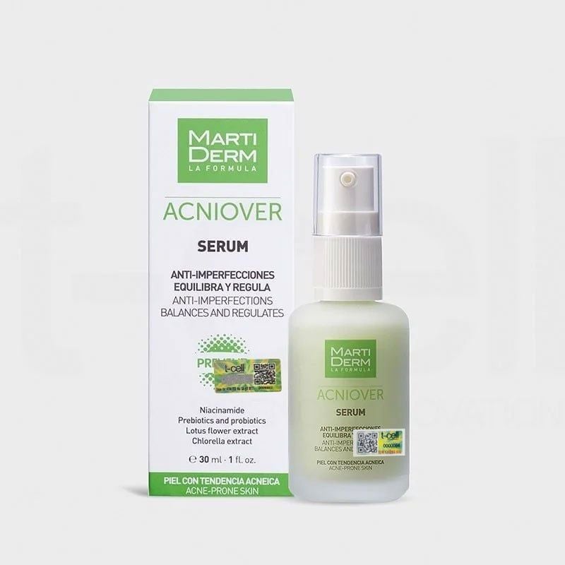Tinh chất giảm mụn & kiểm soát nhờn - MartiDerm Acniover Serum (30ml)