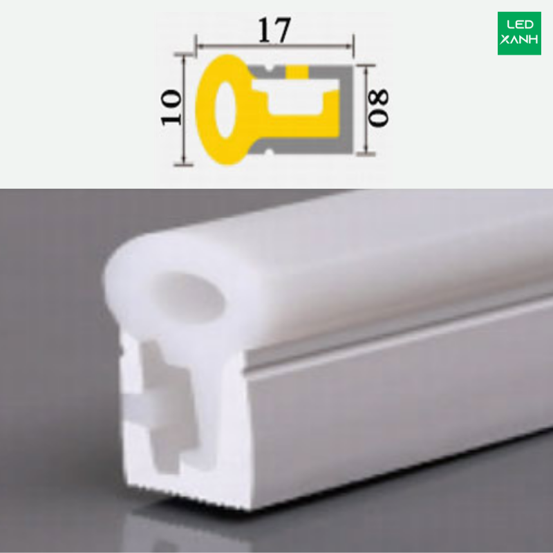 Dây silicon đèn LED định hình 0817