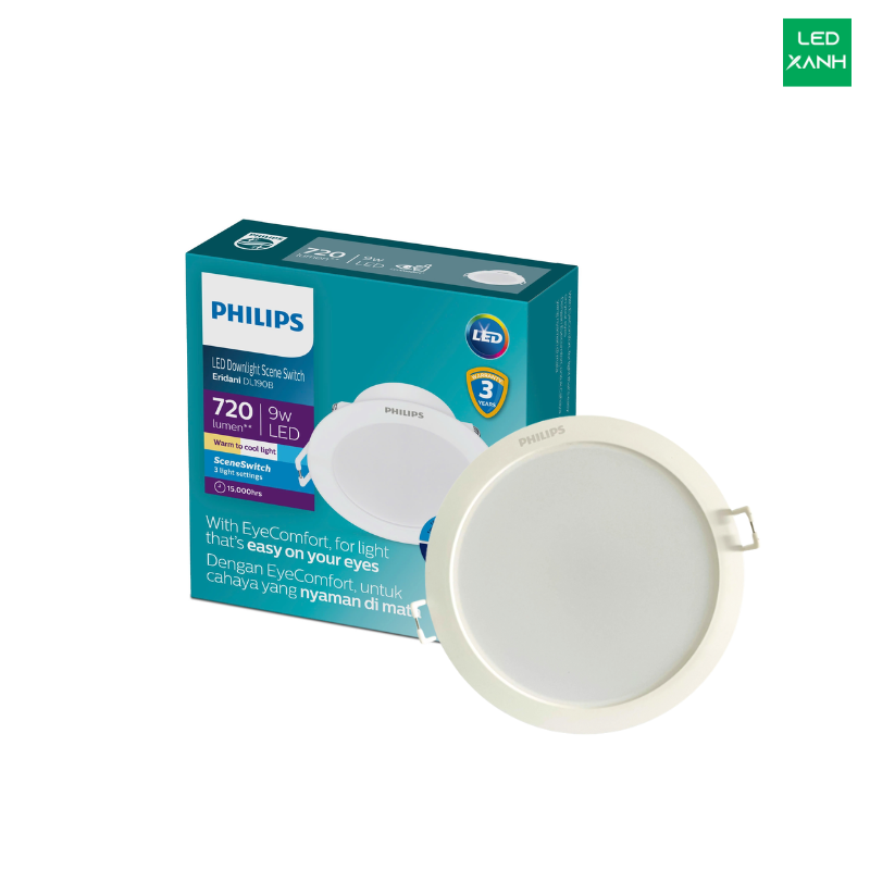 Đèn LED âm trần ERIDANI ánh sáng đổi màu - Philips