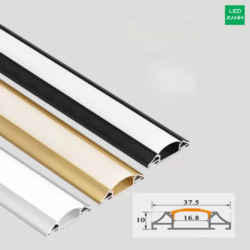 Thanh nhôm chỉ trần đèn LED 3810