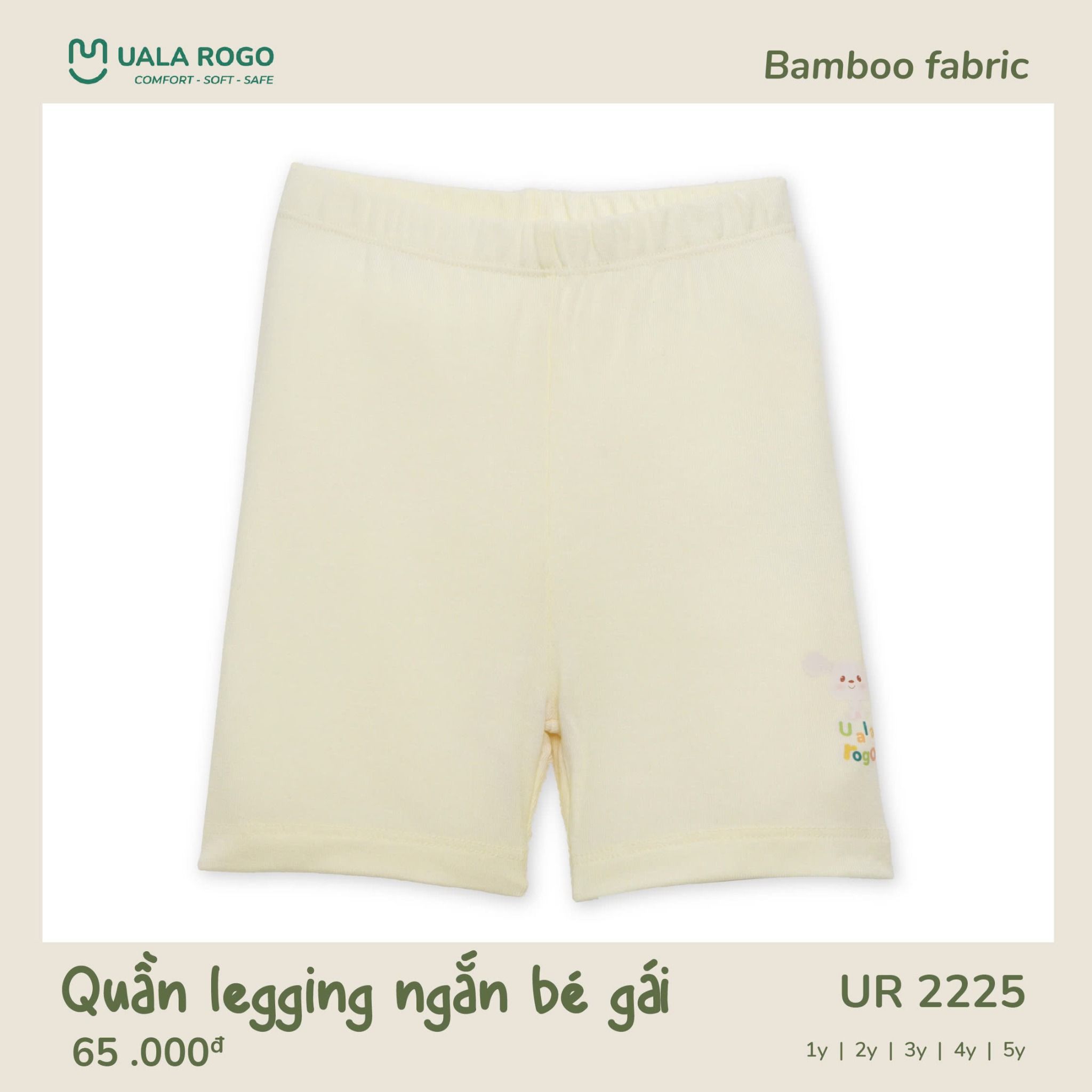 Quần Legging Ngắn Bé Gái UR 2225