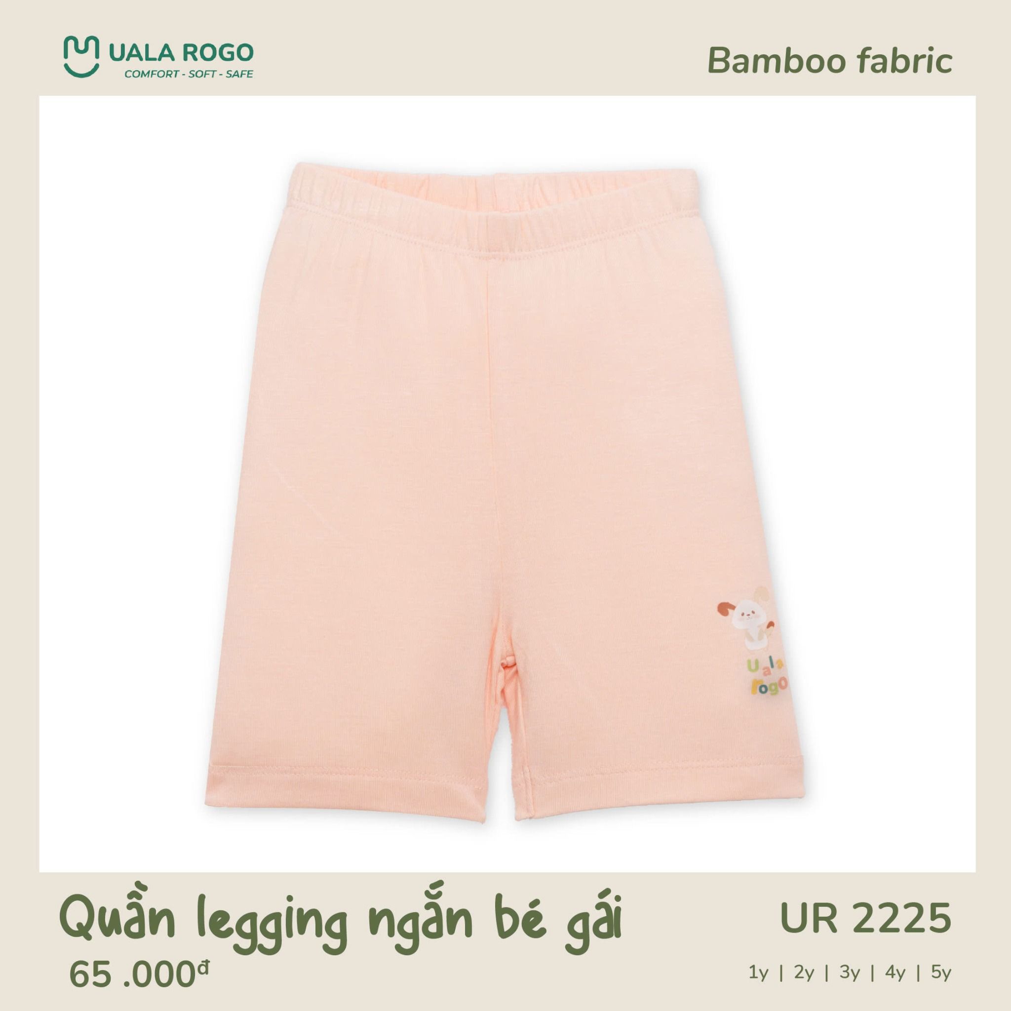 Quần Legging Ngắn Bé Gái UR 2225