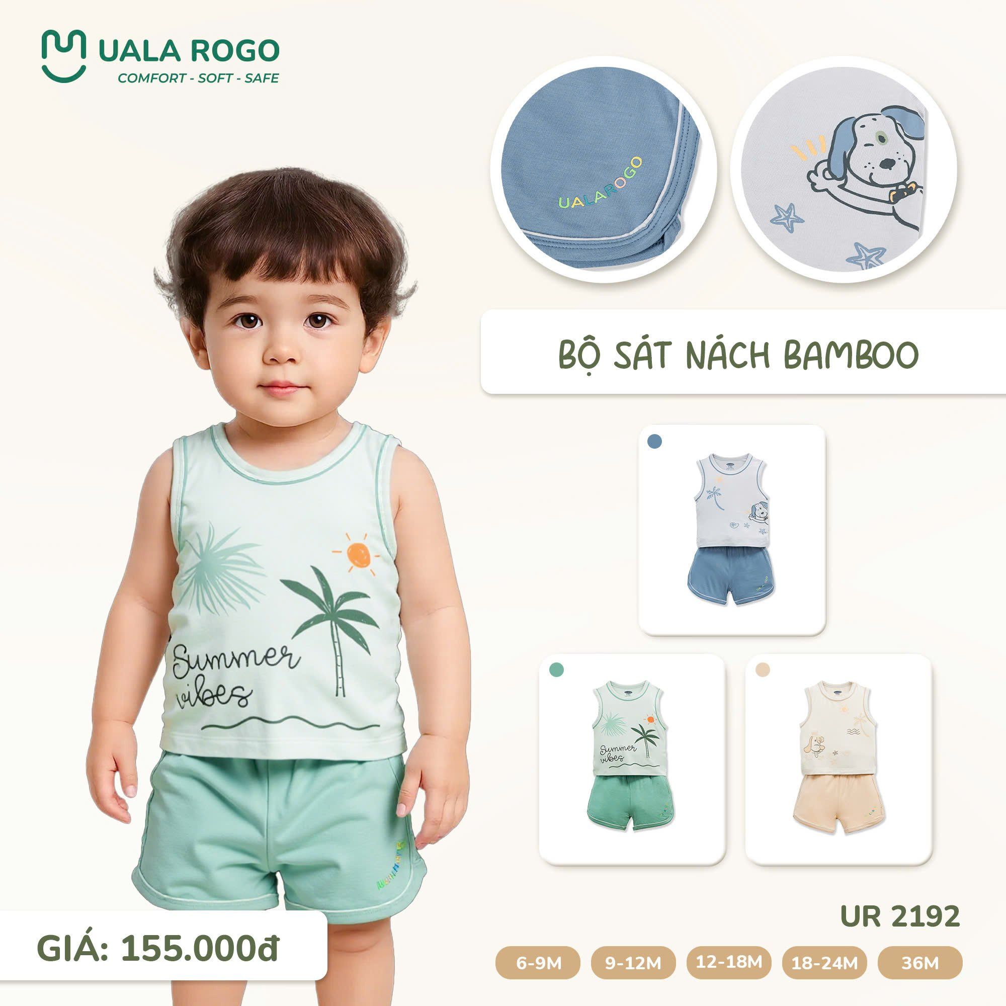 Bộ Sát Nách Bamboo UR 2192