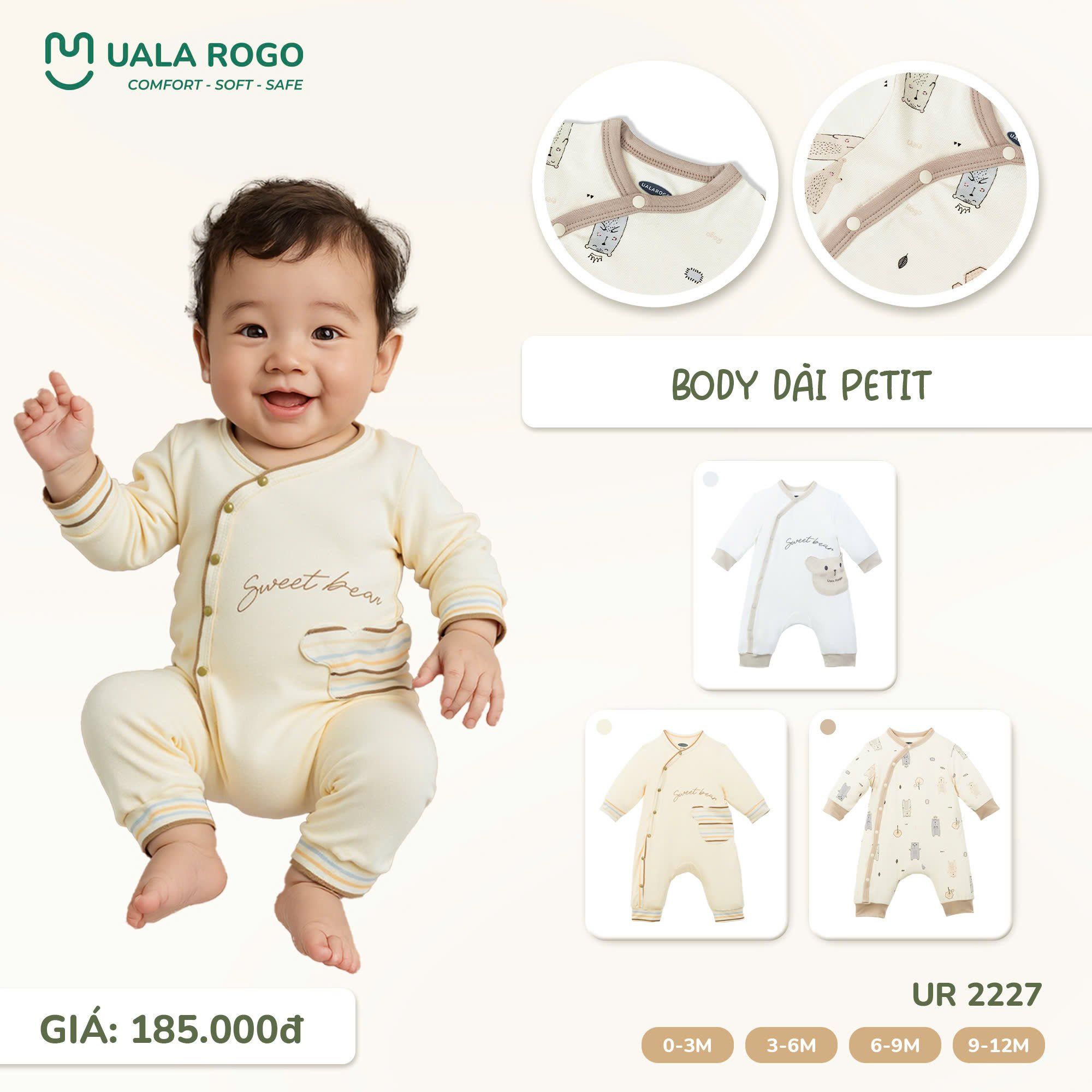 Bộ Body Dài Petit UR 2227