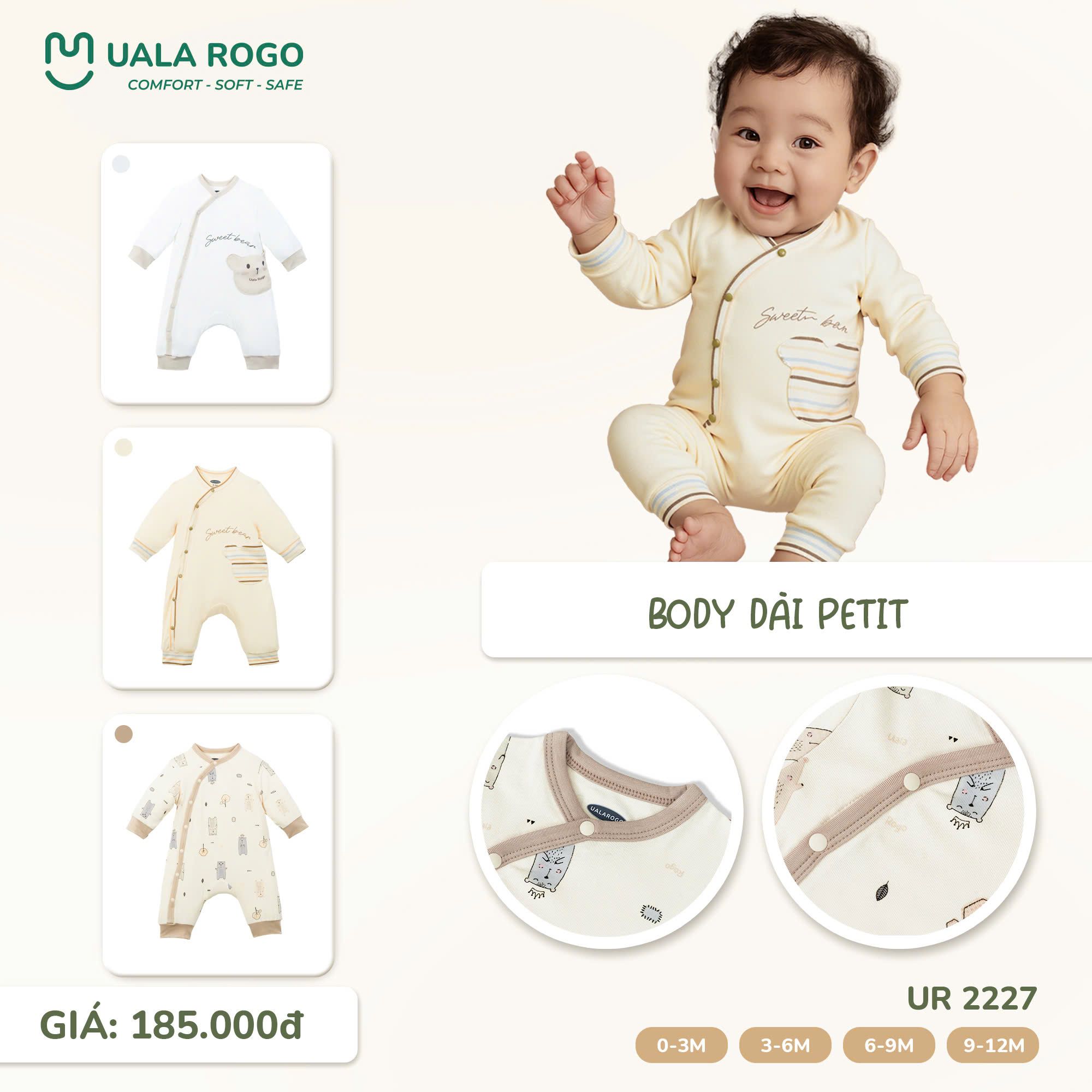 Bộ Body Dài Petit UR 2227