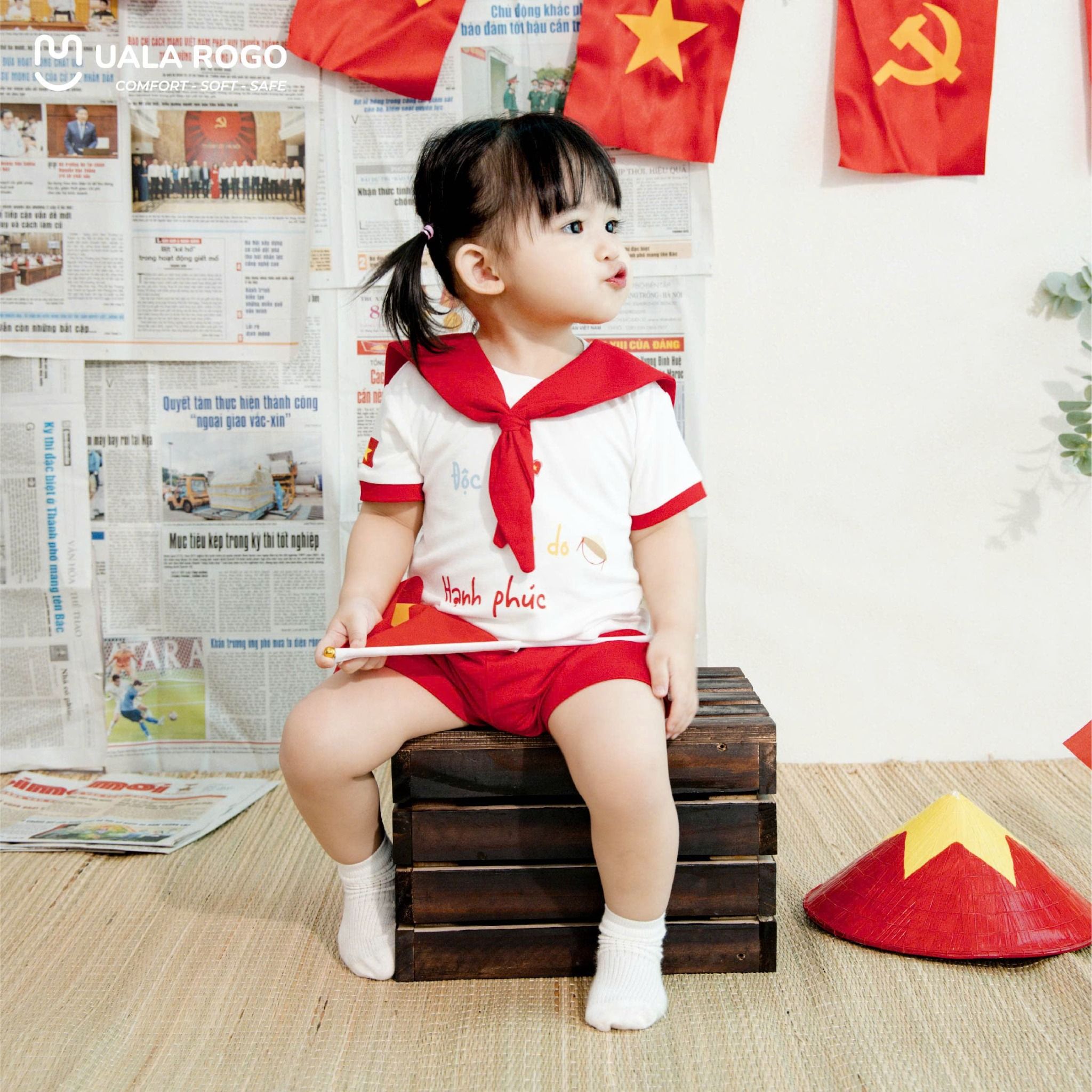 Bộ Cộc Em Bé Yêu Nước UR 2229