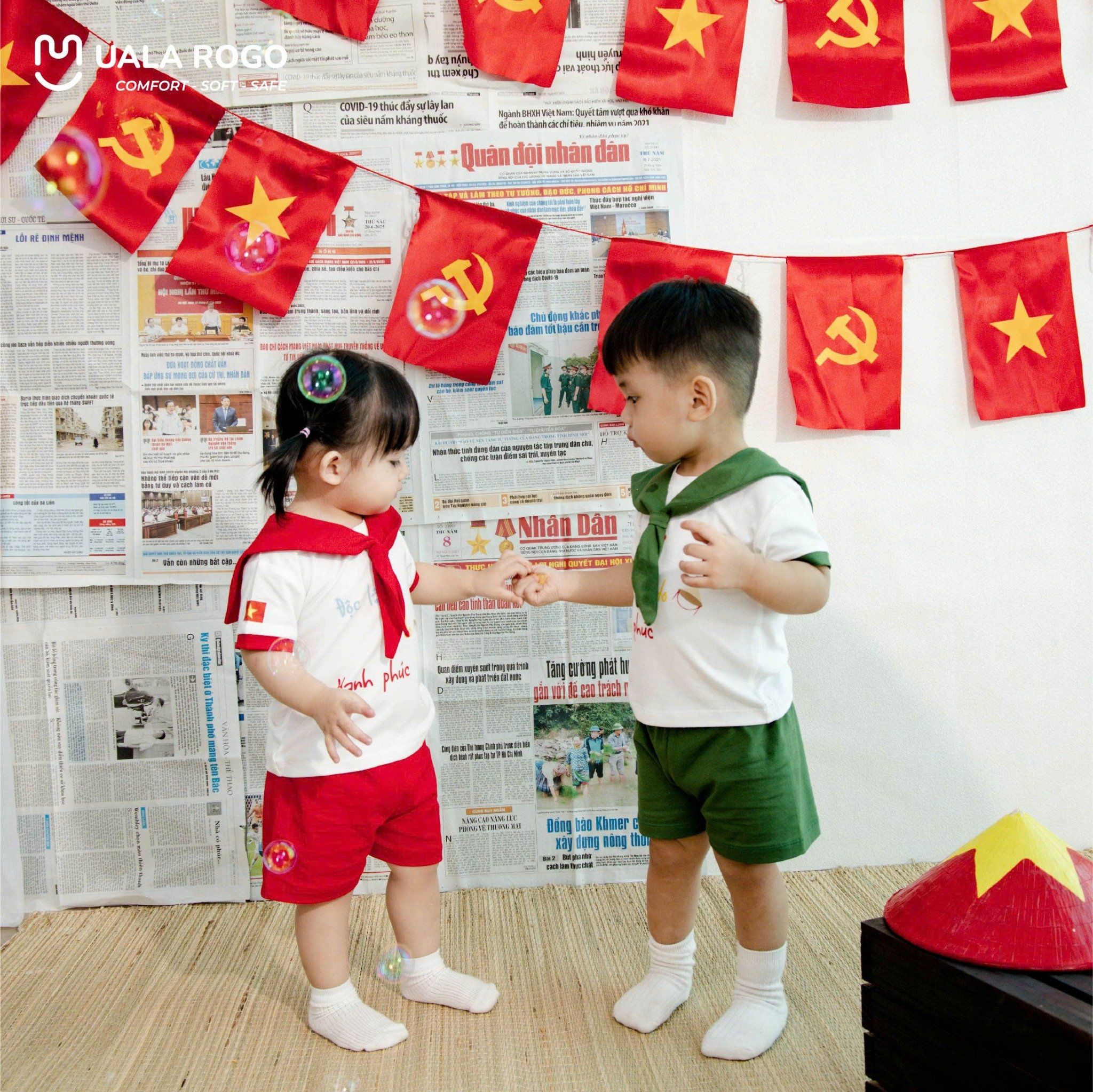 Bộ Cộc Em Bé Yêu Nước UR 2229