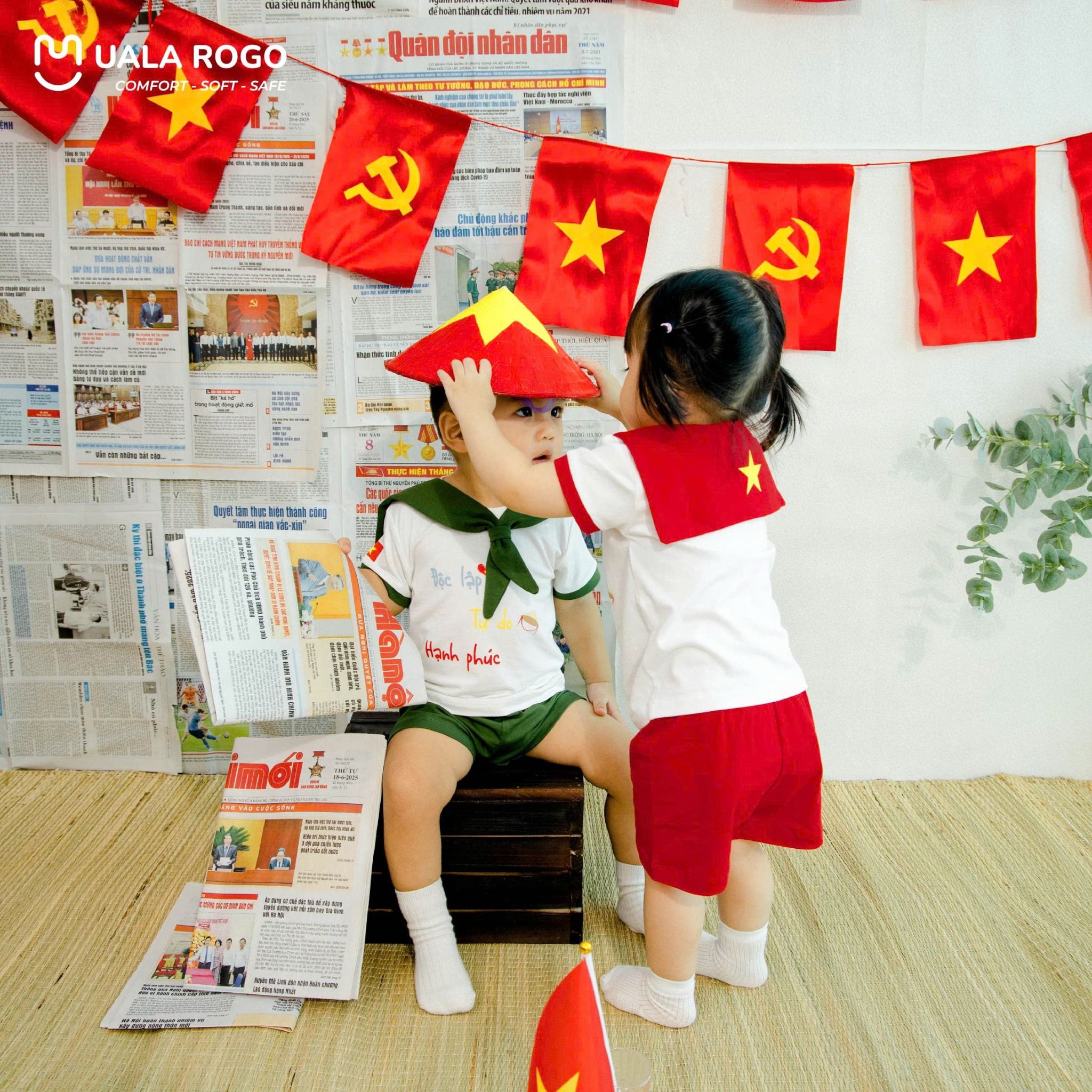 Bộ Cộc Em Bé Yêu Nước UR 2229