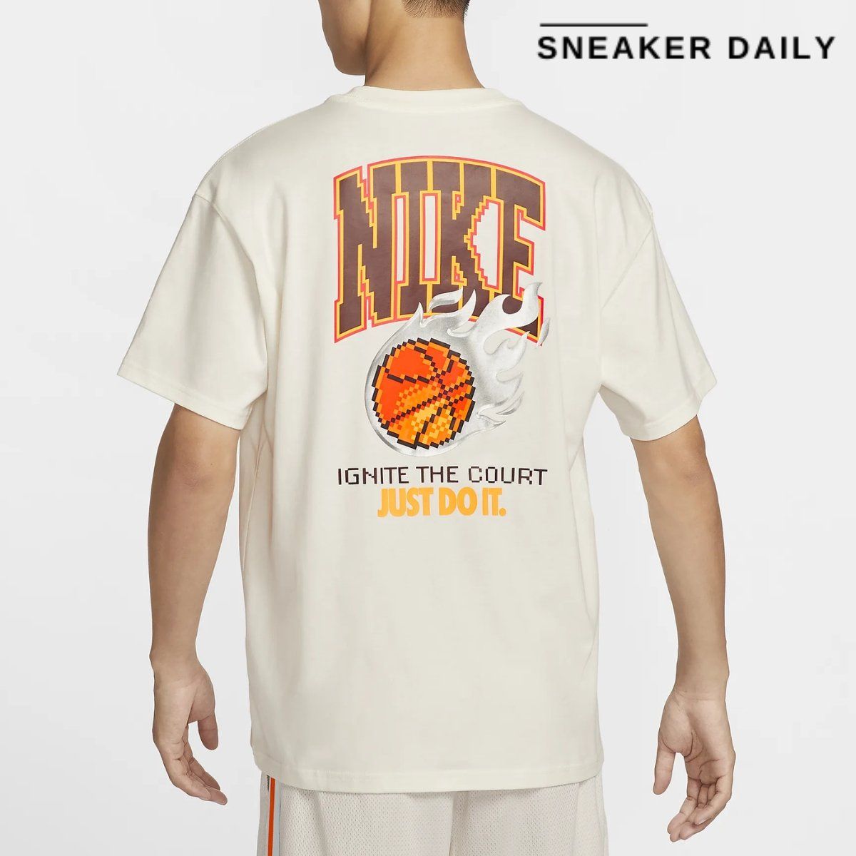 Áo Phông - Áo thun Bóng Rổ Nam NIKE As M Nk Tee M90 Oc Photo FZ8082-133