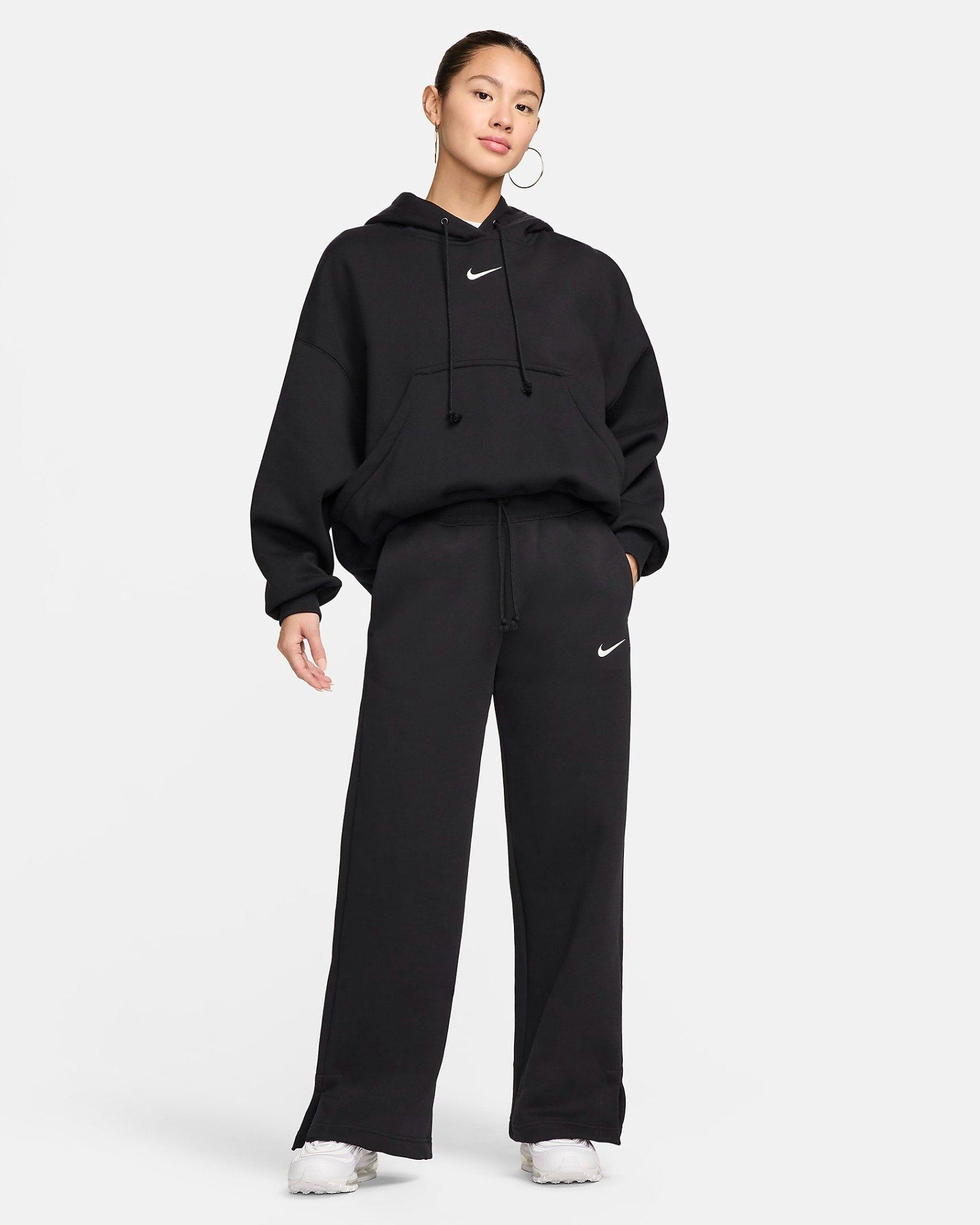 Quần Dài Thể Thao Nữ NIKE As W Nsw Phnx Flc Hr Pnt Wide DQ5616-010