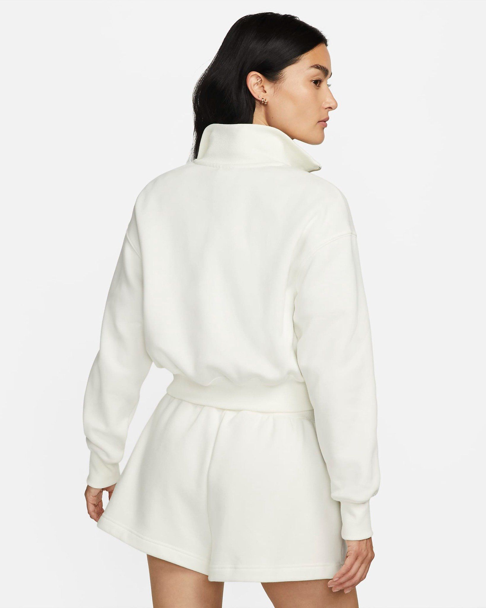 Thể Thao Nữ NIKE As W Nsw Phnx Flc Qz Crop DQ5768-133