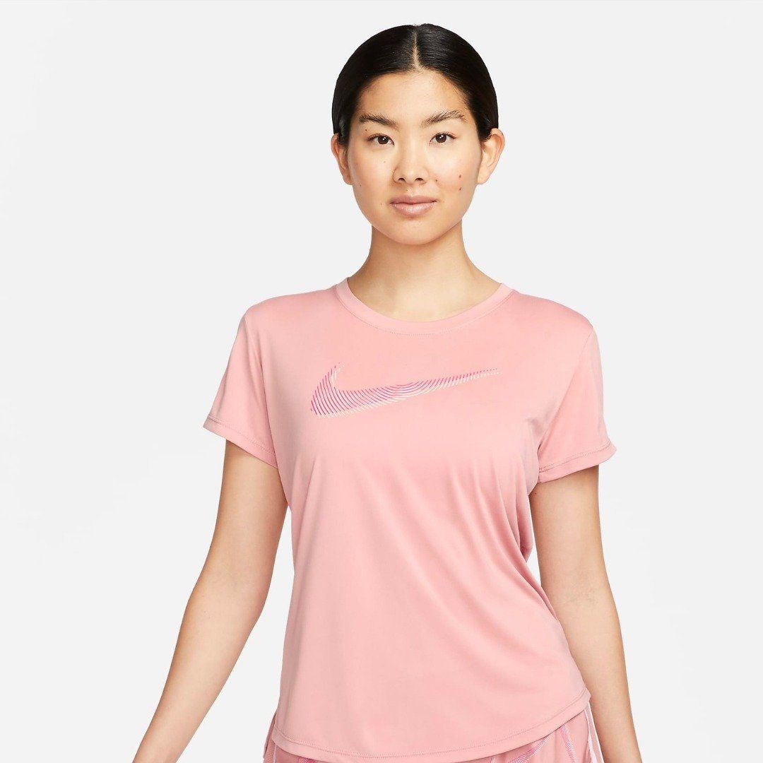 Áo Phông - Áo thun Chạy Nữ NIKE As W Nk Df Swoosh Hbr Ss Top FB4697-618