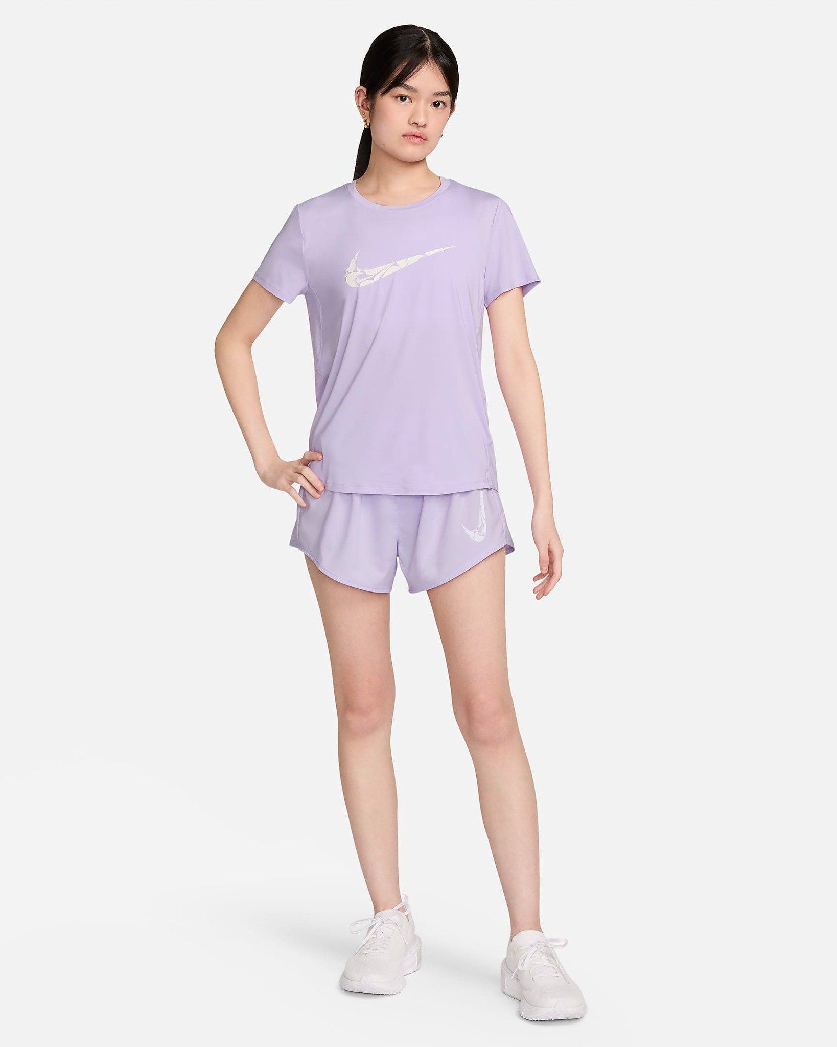 Áo Phông - Áo thun Chạy Nữ NIKE As W Nk One Swsh Hbr Df Ss Top FN2619-512