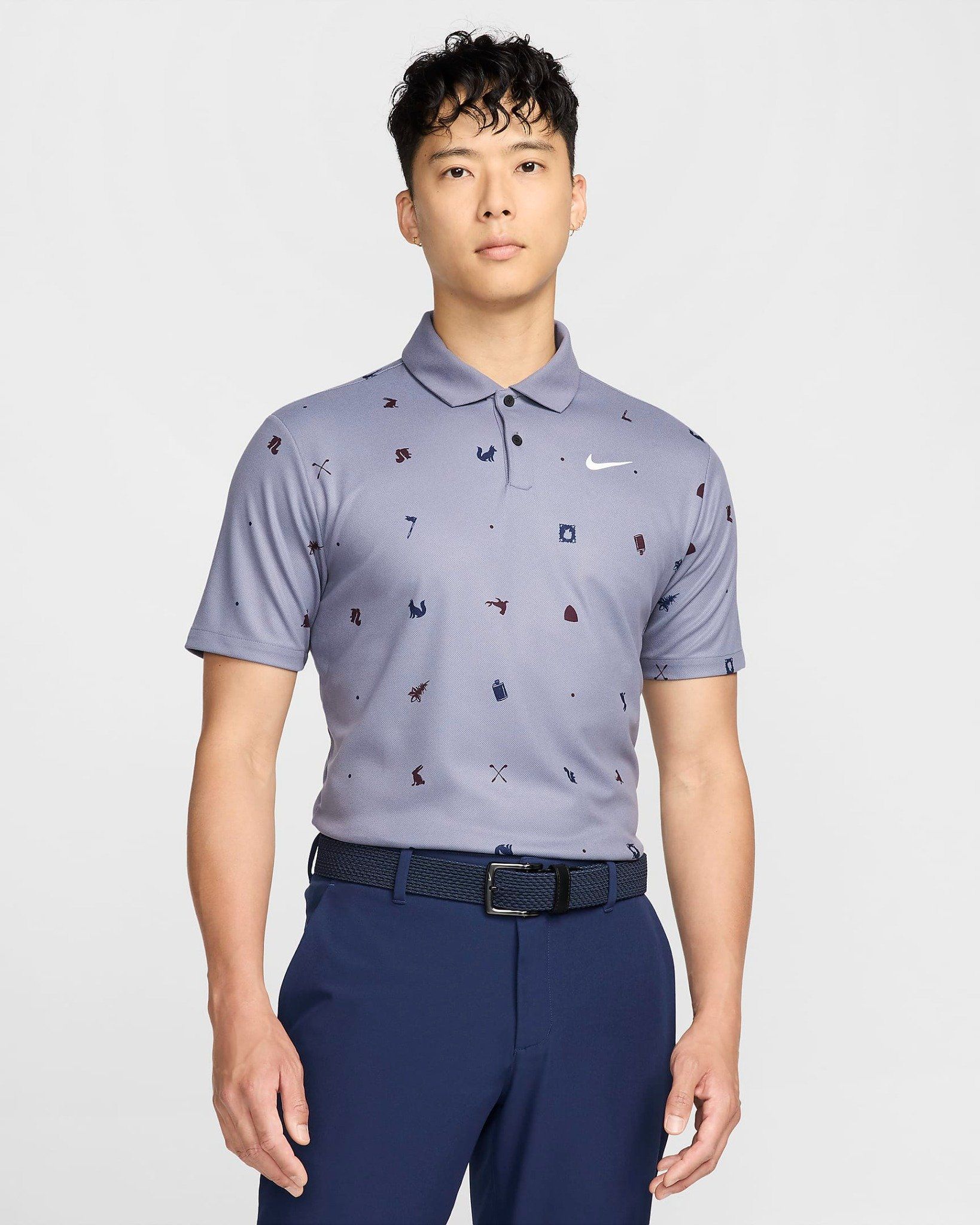 Áo Polo Golf Nam NIKE As M Nk Df Tour Polo Icon Prt FQ0427-003
