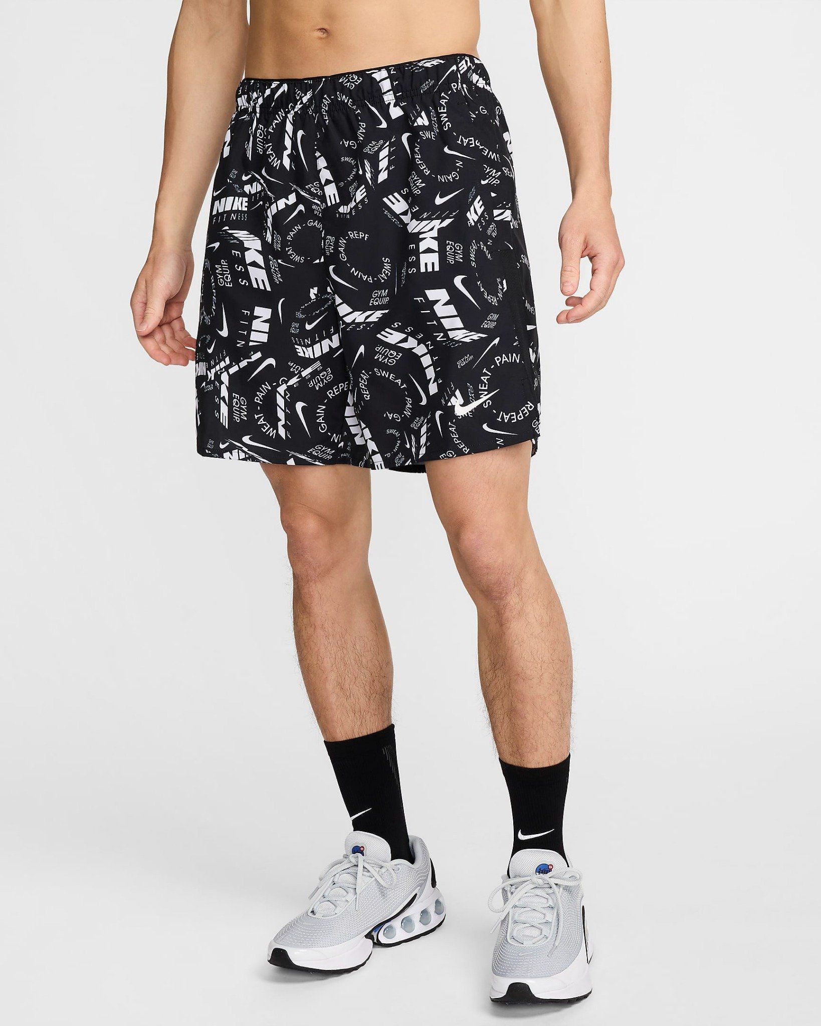 Quần Đùi Chạy Nam NIKE As M Nk Df Challenger Aop 7In FV9617-011