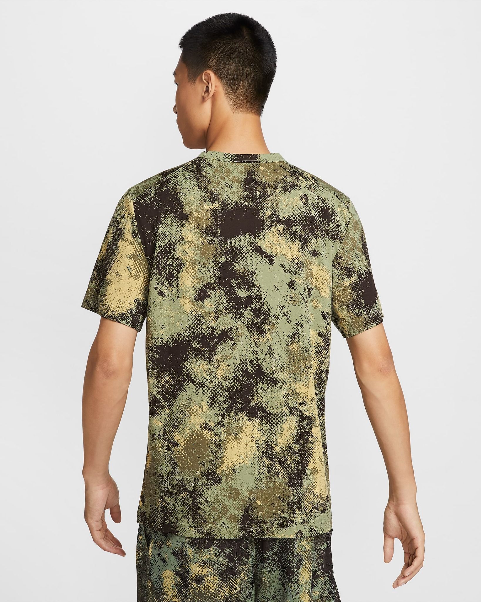 Áo Phông - Áo thun Tập Luyện Nam NIKE As M Nk Df Camo Hyverse Ss Top FZ0737-386