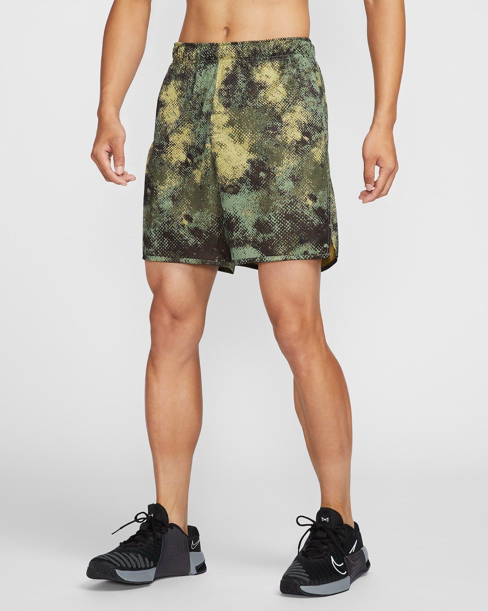 Quần Đùi Tập Luyện Nam NIKE As M Nk Df Camo Tot 7Inul Sho FZ0743-386