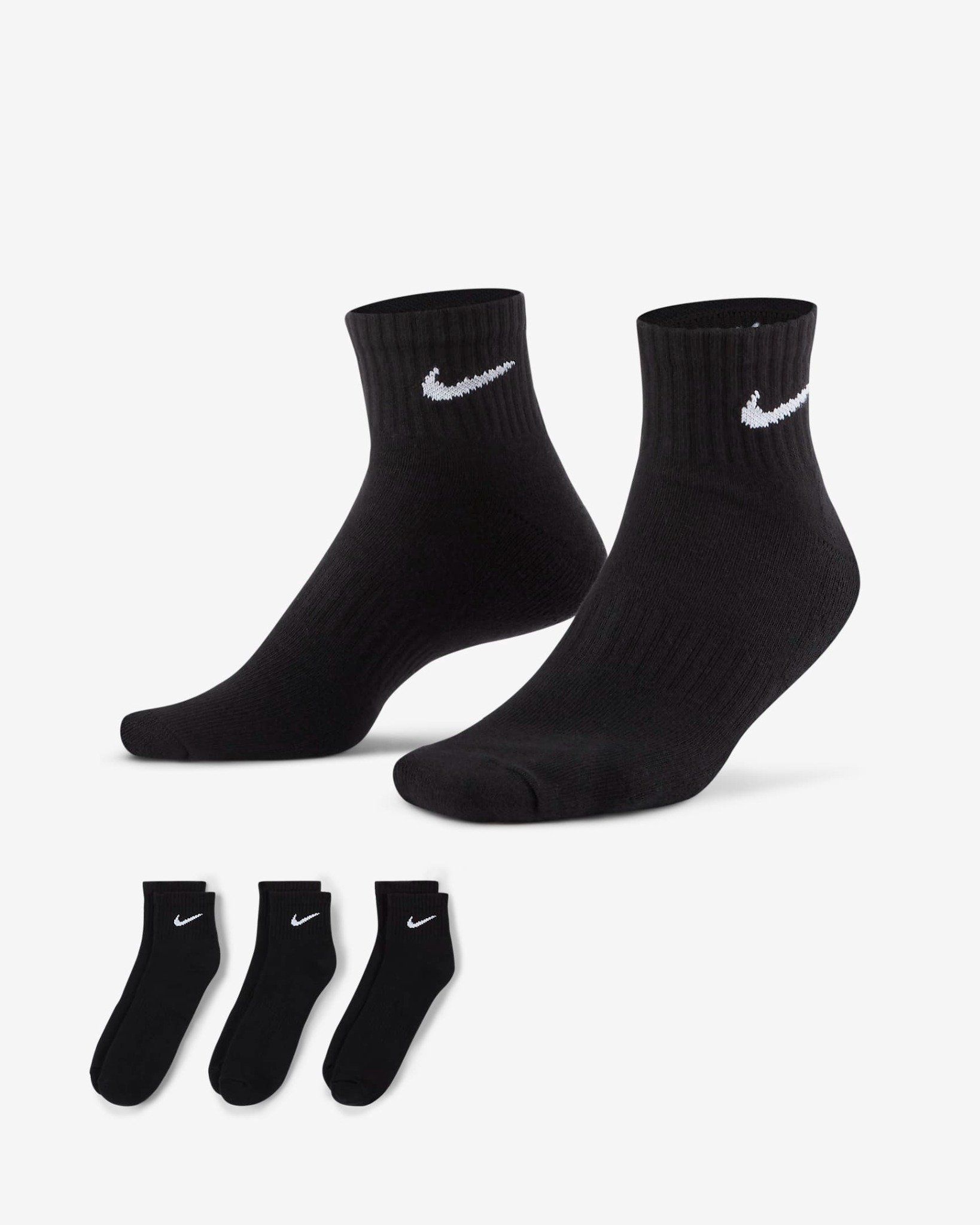Vớ Tập Luyện Nam NIKE Nike Everyday Cushioned SX7667-010