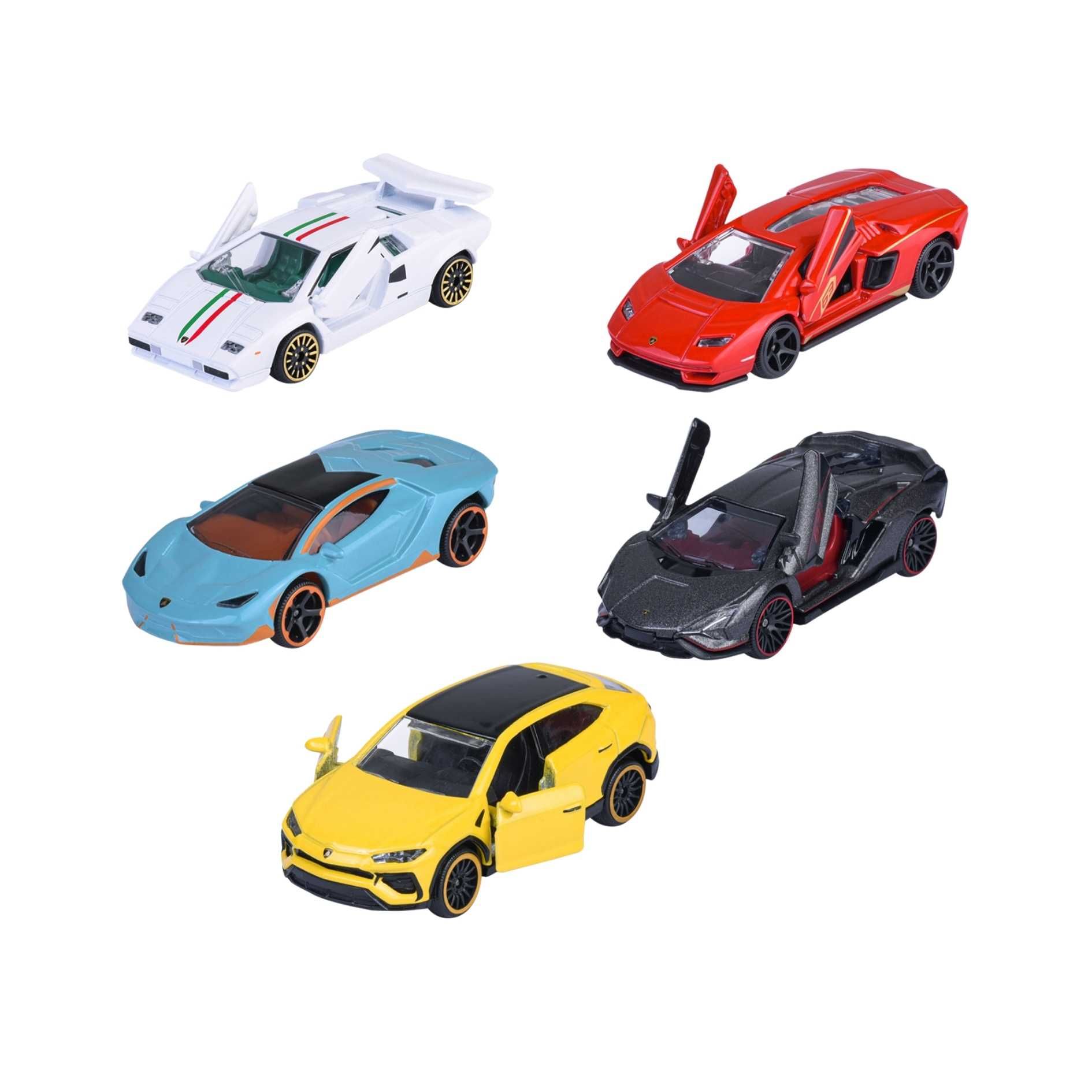 Bộ 5 Đồ Chơi Xe Mô Hình MAJORETTE Lamborghini 5 Pieces Giftpack 8502105001 1:64 Diecast - Simba Toys Vietnam