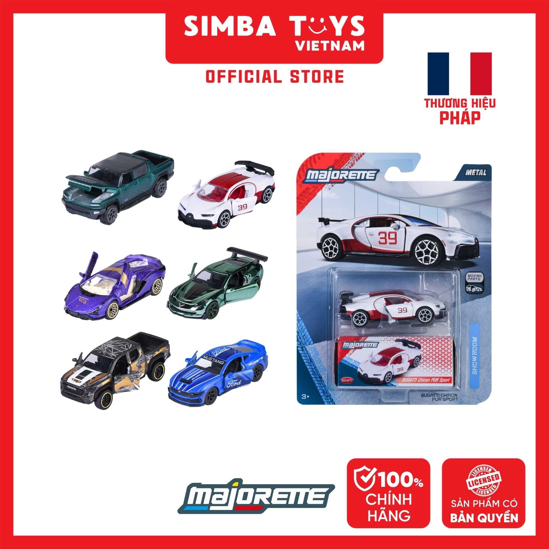Đồ Chơi Xe Mô Hình MAJORETTE Showroom Deluxe Cars 1:64 Diecast Model Car 8502001000 - Simba Toys Vietnam