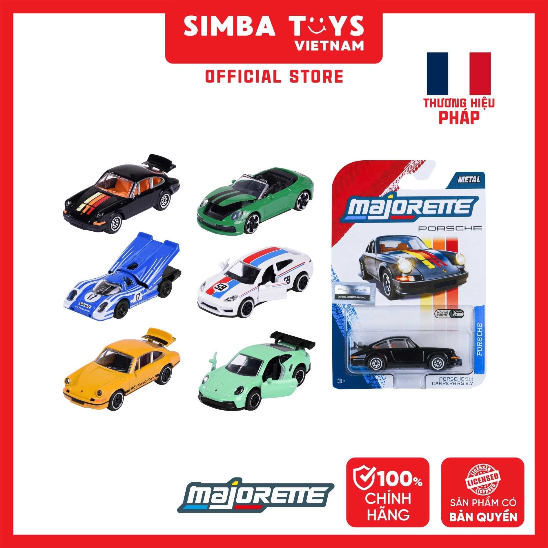 Đồ Chơi Xe Mô Hình MAJORETTE Porsche Premium Cars 1:64 Diecast Model Car 8502100002 - Simba Toys Vietnam