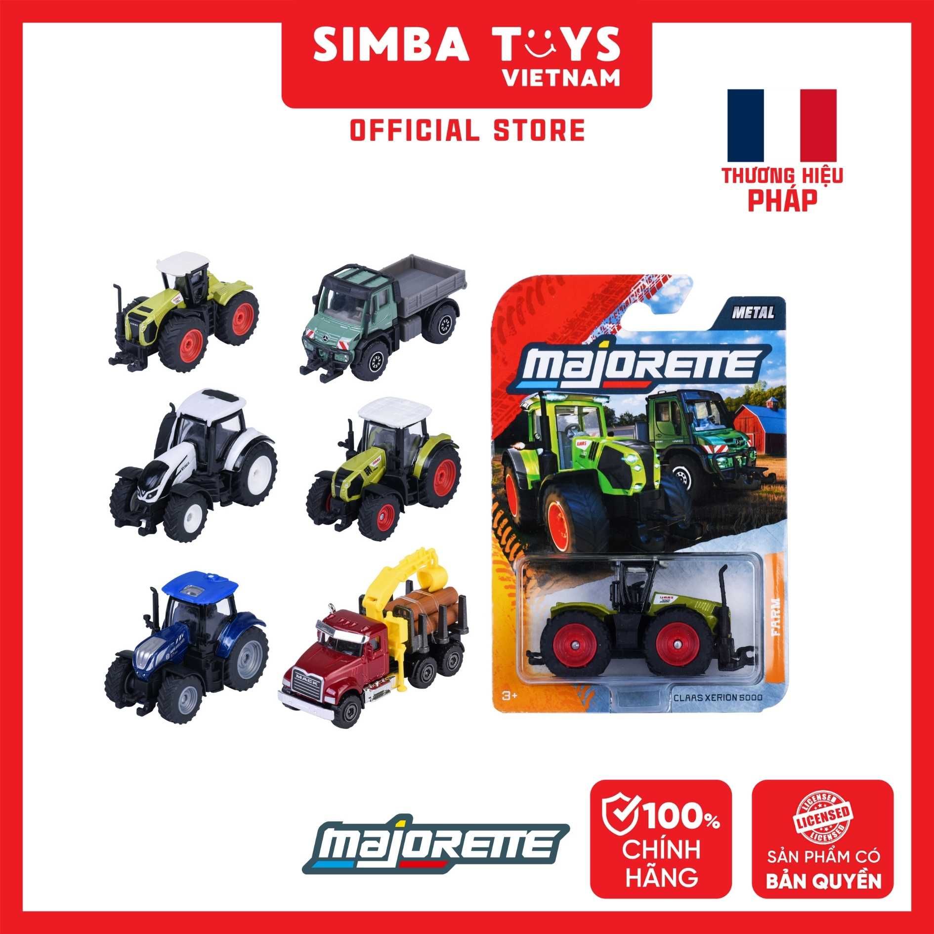 Đồ Chơi Xe Mô Hình MAJORETTE Farm Premium Vehicles 1:64 Diecast Model Car 8503000000 - Simba Toys Vietnam