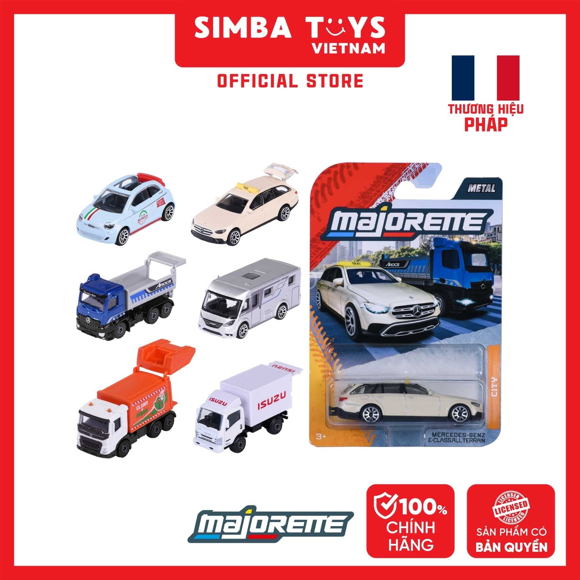Đồ Chơi Xe Mô Hình MAJORETTE City Premium Vehicles 1:64 Diecast Model Car 8503000002 - Simba Toys Vietnam