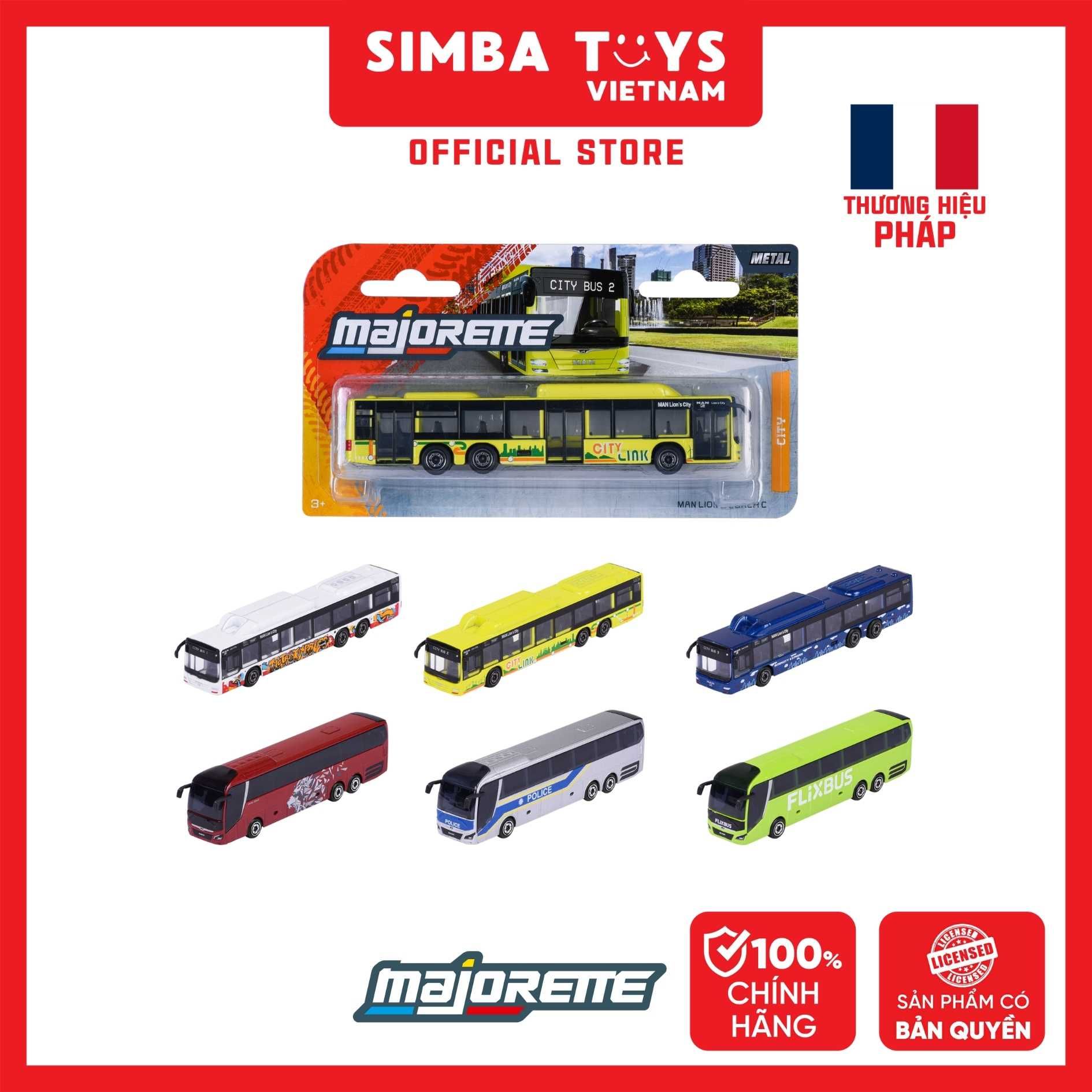 Đồ Chơi Xe Mô Hình MAJORETTE City MAN Bus 8503002002 Diecast Model - Simba Toys Vietnam