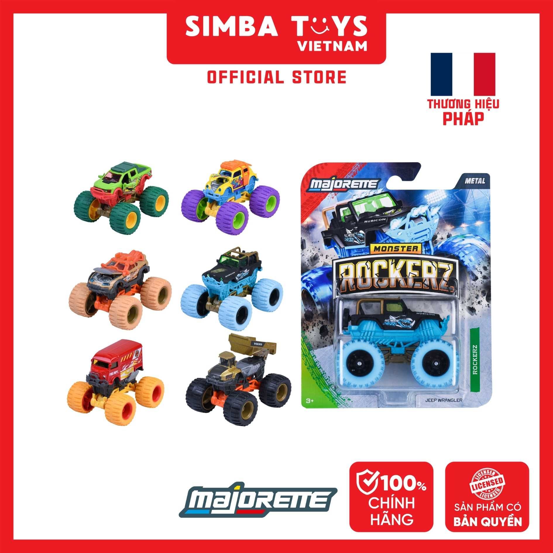 Đồ Chơi Xe Mô Hình MAJORETTE Monster Rockerz 8504001000 Diecast Model Car - Simba Toys Vietnam
