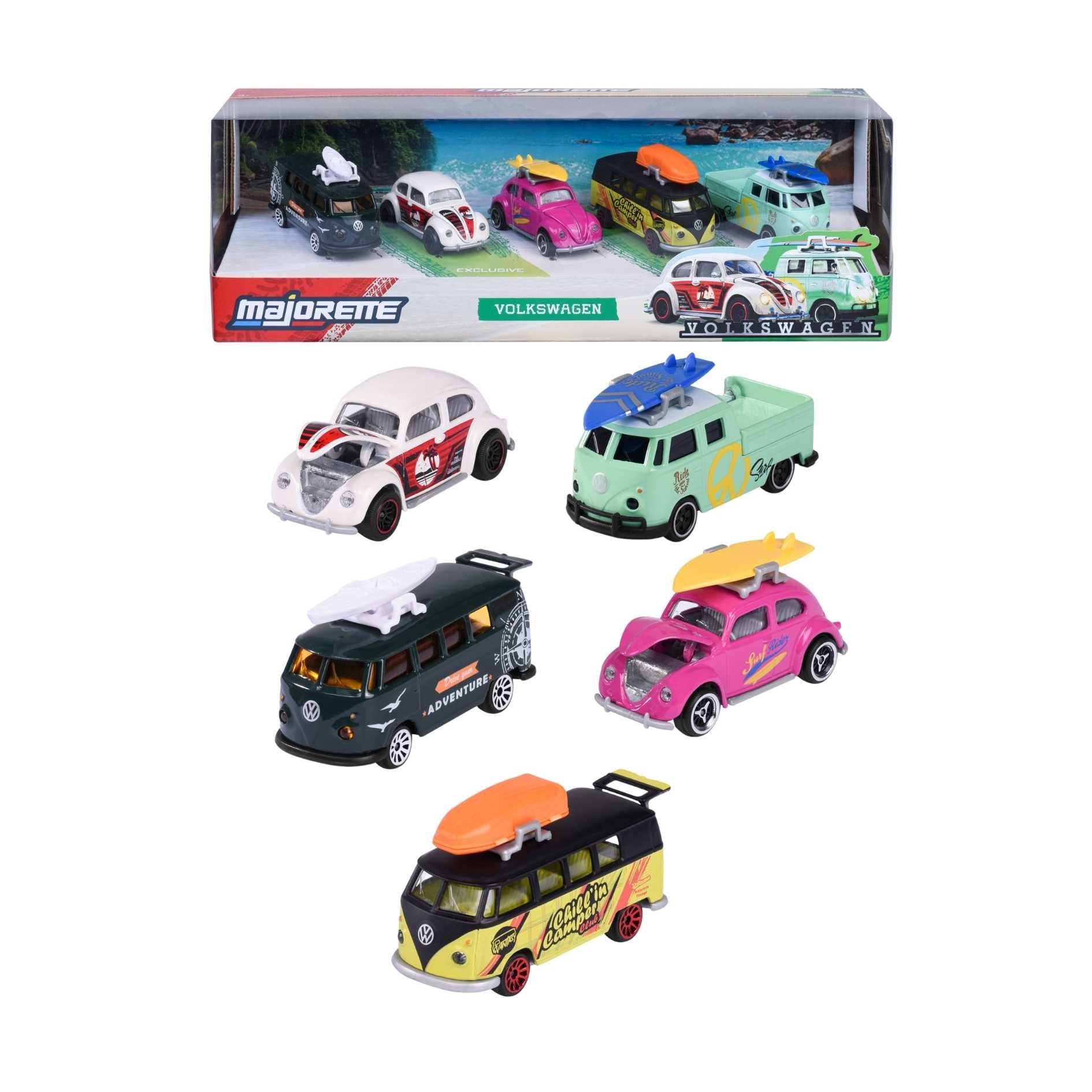 Đồ Chơi Xe Mô Hình MAJORETTE Volkswagen 5 Pieces Giftpack 8504105003 1:64 Diecast - Simba Toys Vietnam