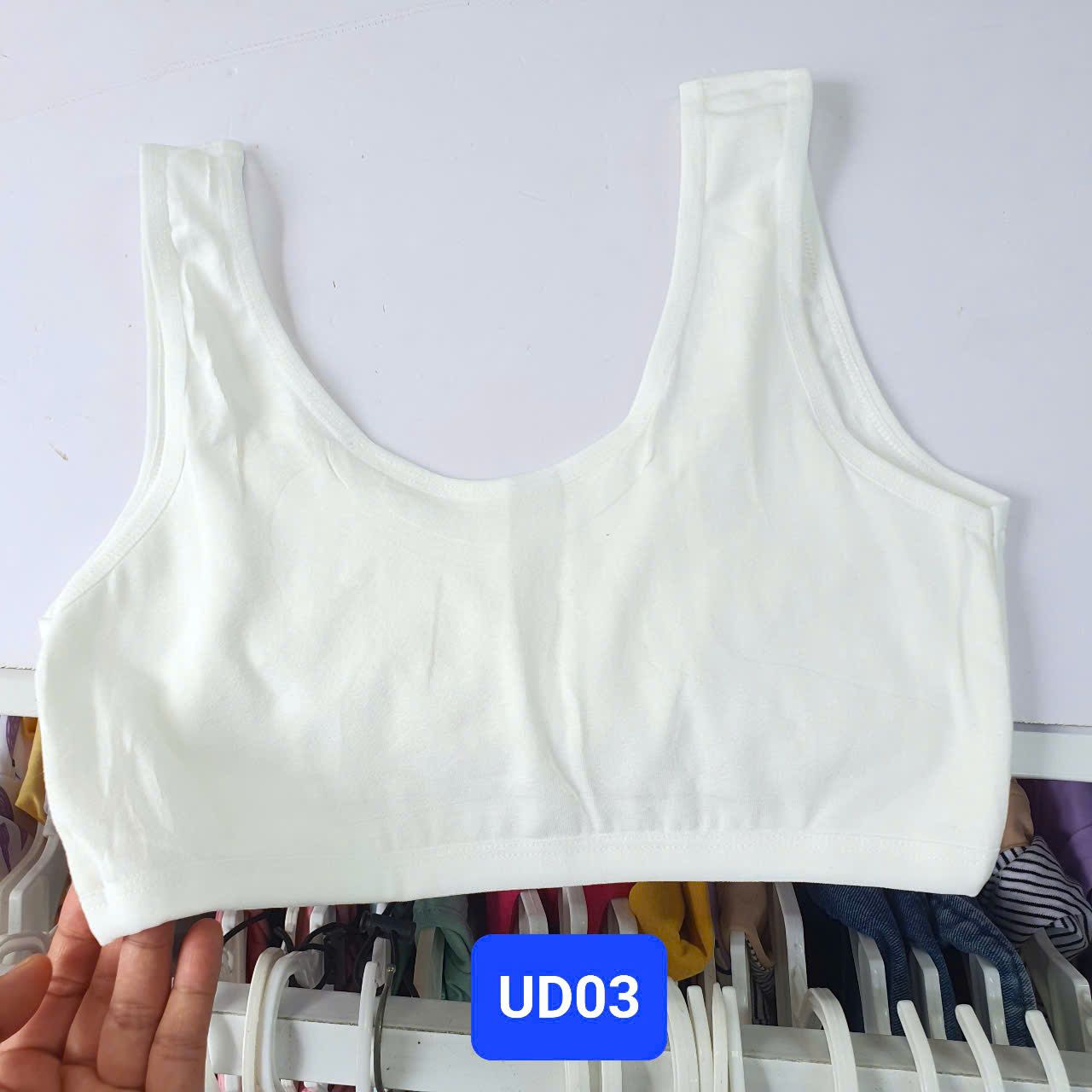 C03 _ Áo bra cho bé gái từ 32kg đến 45kg chất cotton thoáng khí mềm mại - Beekids