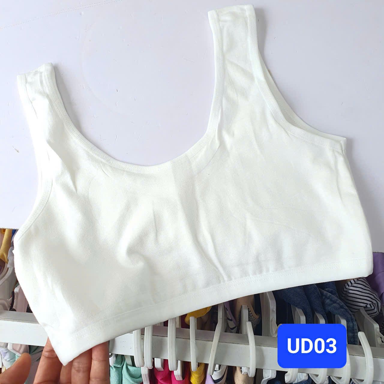 C03 _ Áo bra cho bé gái từ 32kg đến 45kg chất cotton thoáng khí mềm mại - Beekids