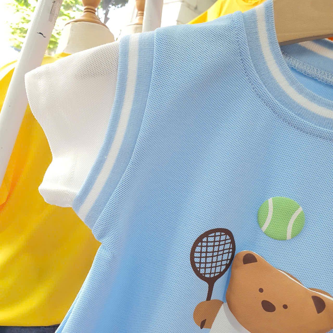 S45 _ Bộ bodysuit cho bé trai và bé gái họa tiết gấu dễ thương _ Beekids