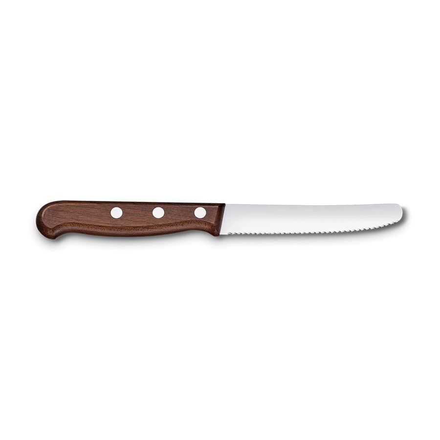Dao bàn ăn và cắt cà chua cán gỗ Victorinox