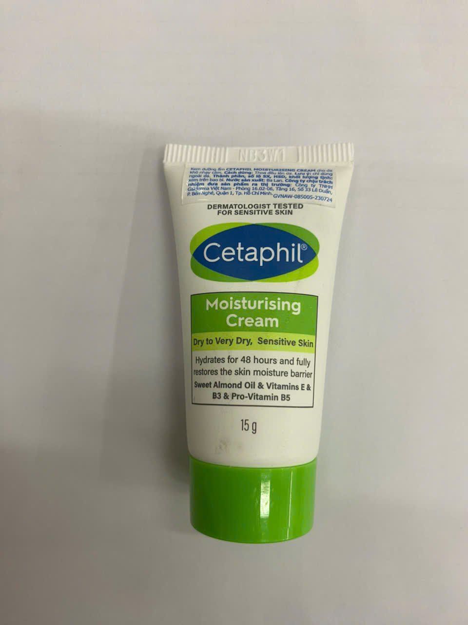 Kem dưỡng ẩm CETAPHIL MOISTURISING CREAM 15g- KM
