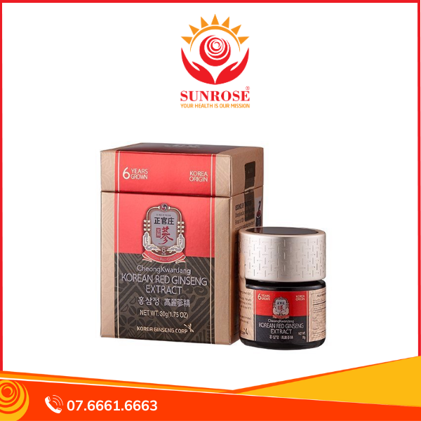 Cao Hồng Sâm Hàn Quốc 30g x 1 Lọ KGC Cheong Kwan Jang