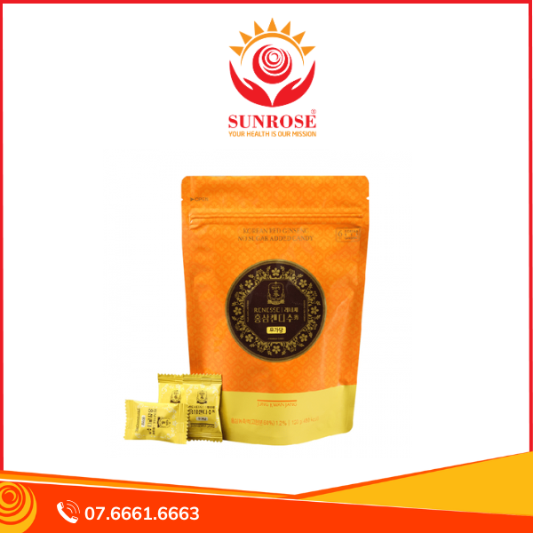 Kẹo Hồng Sâm KGC Jung Kwan Jang Renesse Không Đường 120g