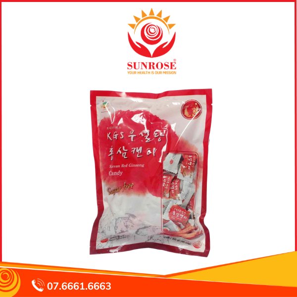 Kẹo Hồng Sâm Không Đường KGS 300g
