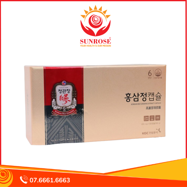 Viên Hồng Sâm KGC Extract Capsule 300 Viên x 600mg