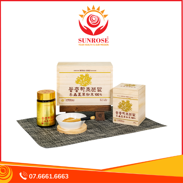 Bột Đông Trùng Hạ Thảo KGS Hàn Quốc 90g x 2