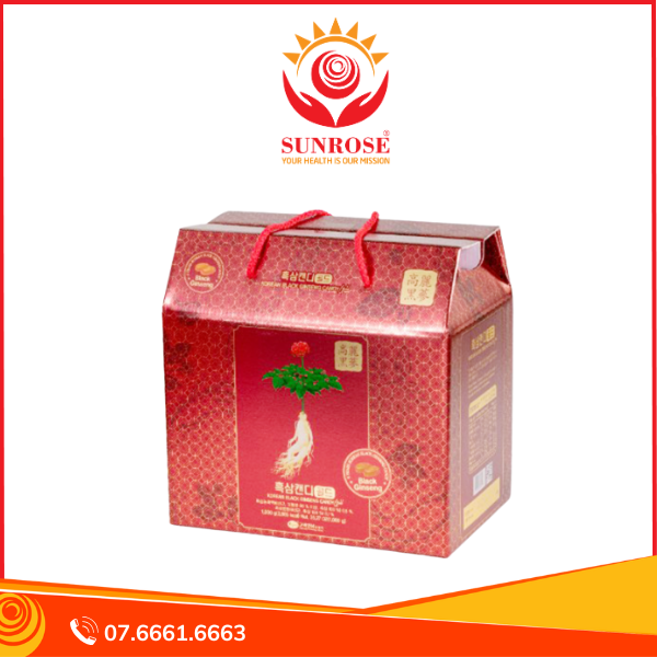 Kẹo Hắc Sâm Hàn Quốc KGS Túi Xách 1000g